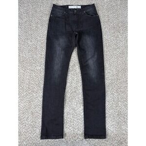 Barbell Apparel Jeans Mens 28 Black Faded‎ Athletic Performance Denim Slim Fit